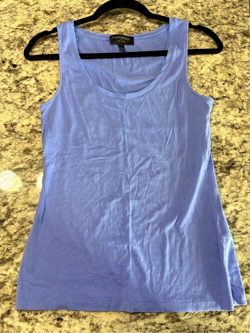 Banana Republic Light Blue Scoop Neck Tank